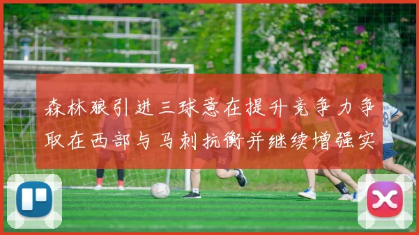 森林狼引进三球意在提升竞争力争取在西部与马刺抗衡并继续增强实力